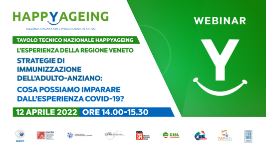 Webinar tavolo Tecnico Nazionale Happyageing – L’esperienza della Regione Veneto